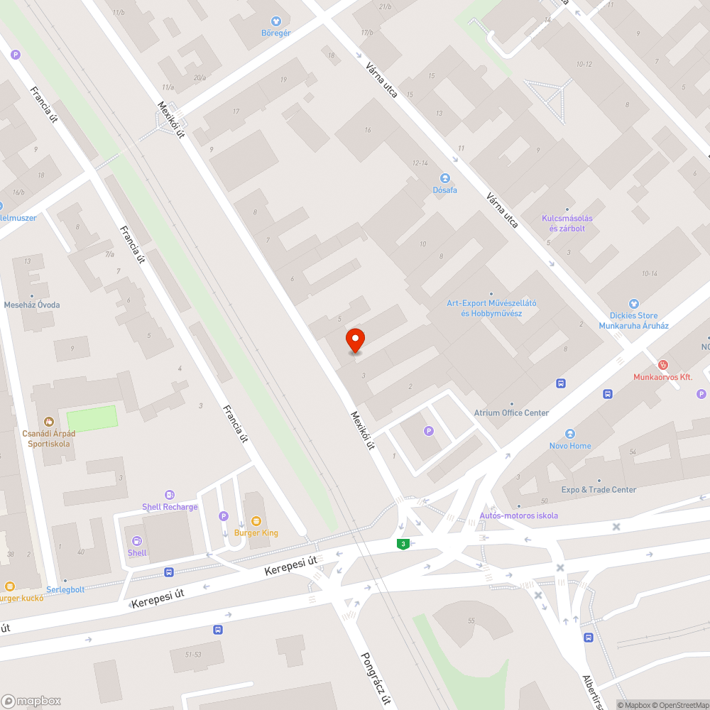 Eltört korlát bejelentés helye