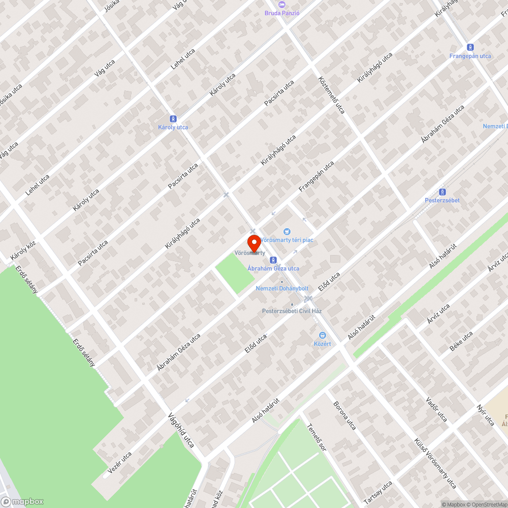 Autóroncsok erzsébeti kispiac bejelentés helye