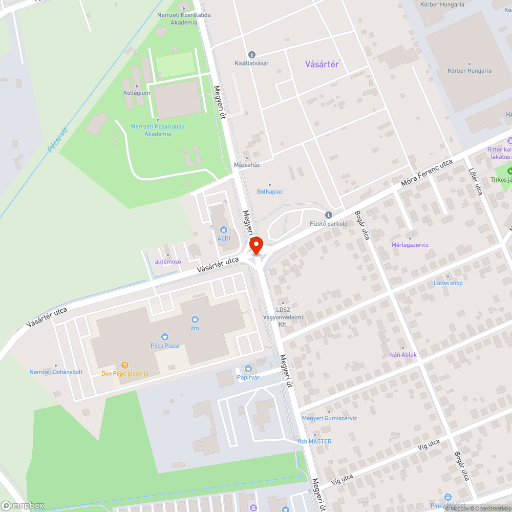 Villogó közúti lámpa bejelentés helye