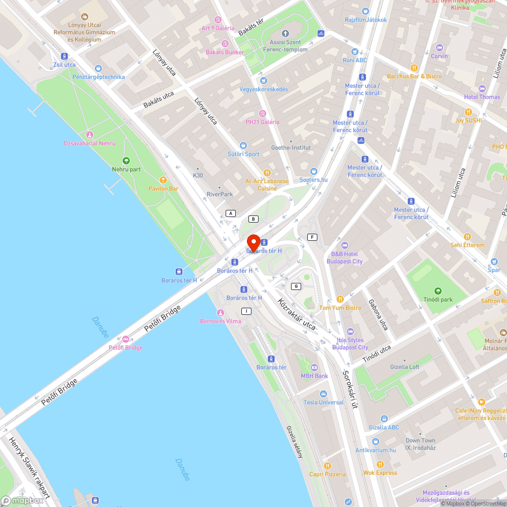 Graffitis megálló lépcső bejelentés helye