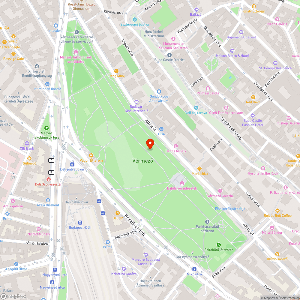 Szemét és törött üvegek bejelentés helye