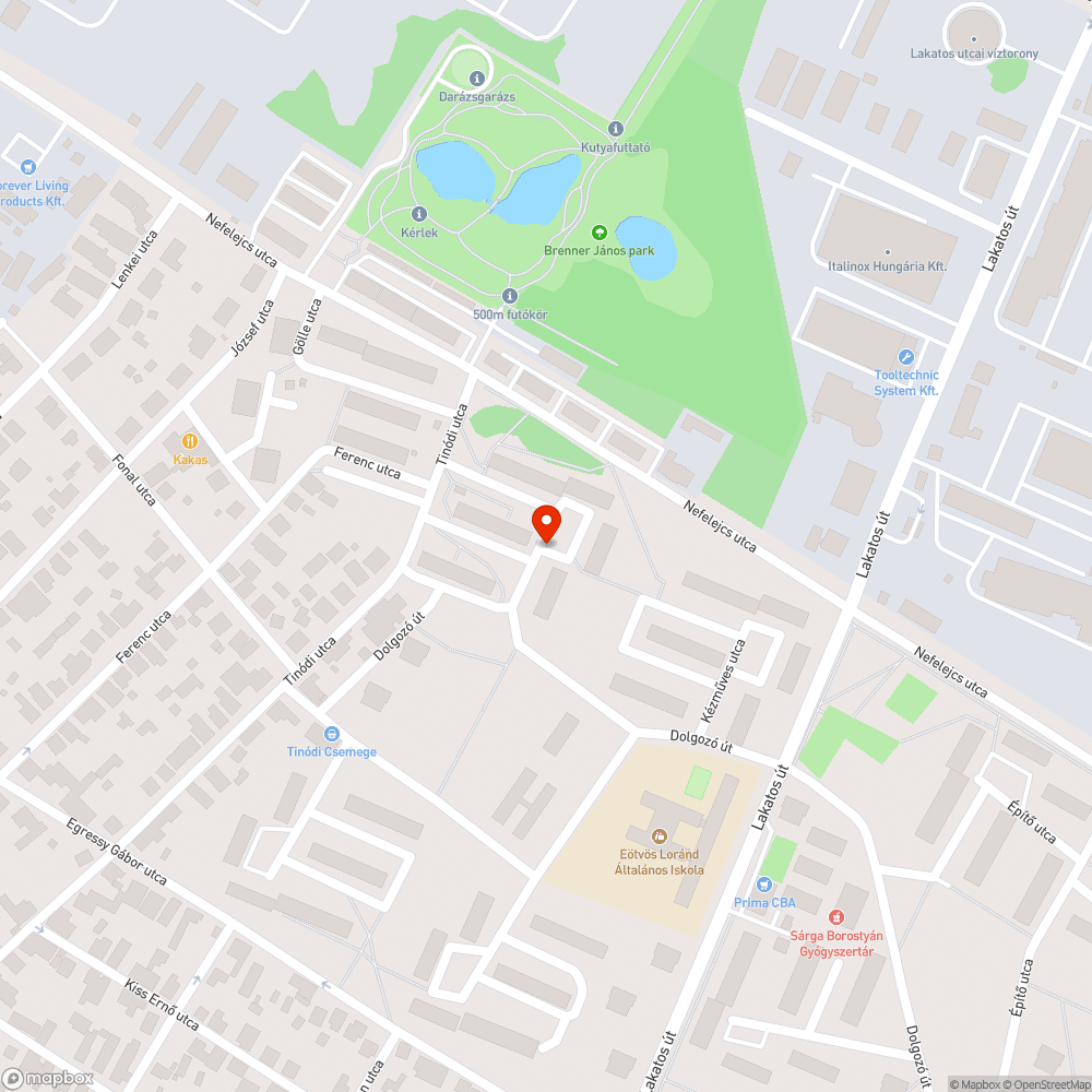 Elektromos doboz bejelentés helye