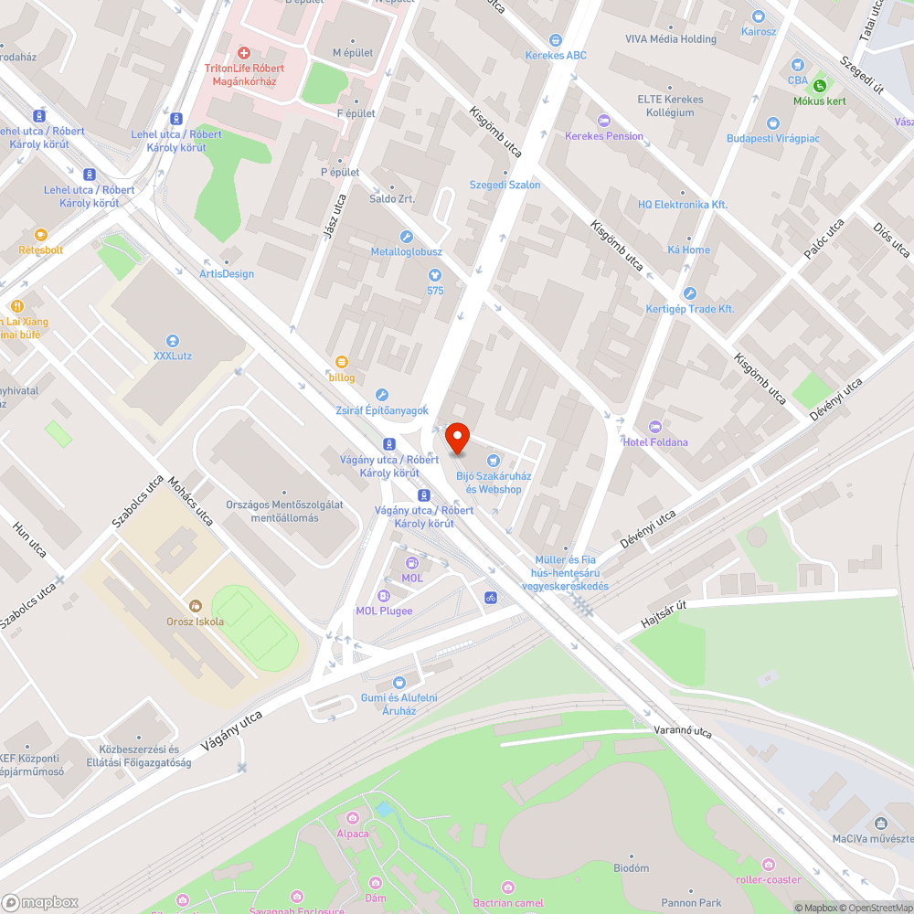 Nincs világítás egy forgalmas utcán bejelentés helye