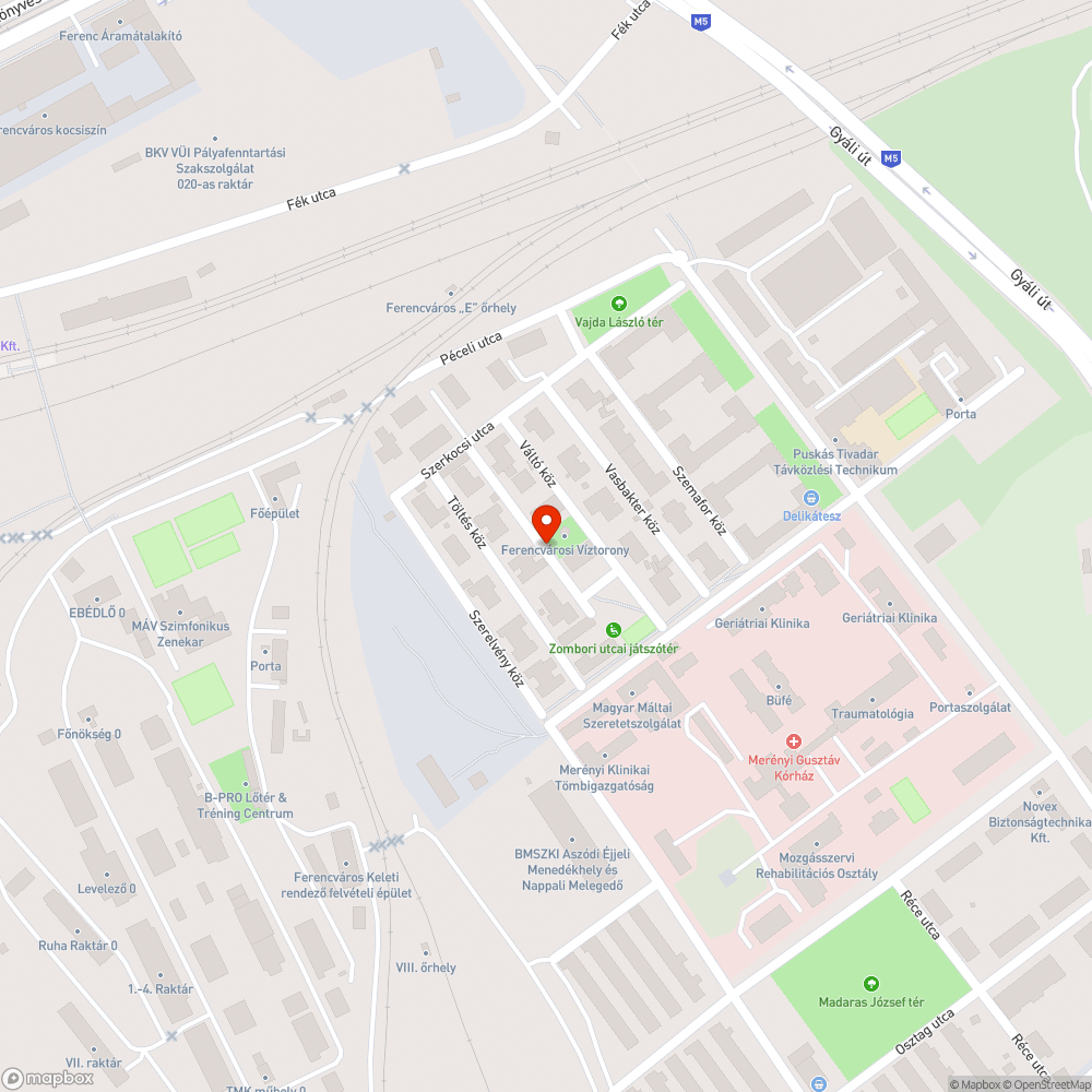 Nem működő közvilágítás bejelentés helye