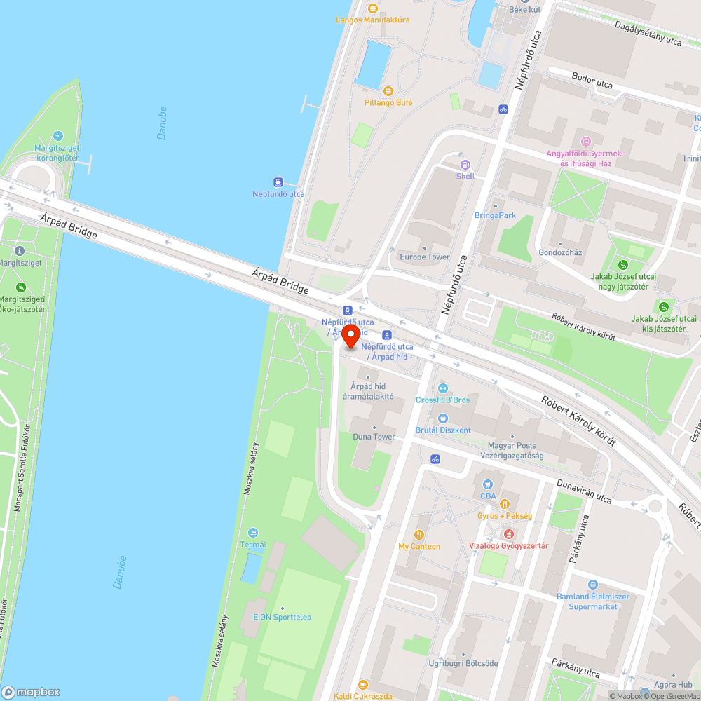 Kiégett lámpa bejelentés helye