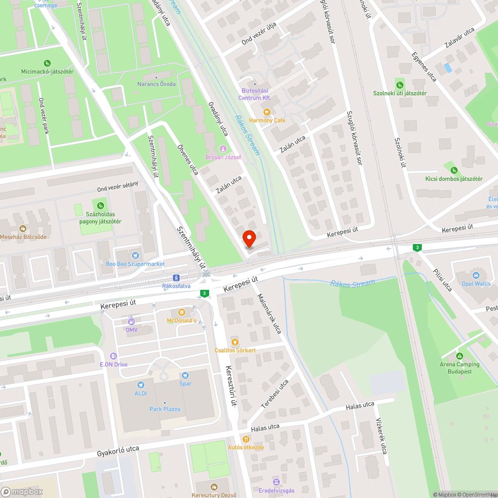 Illegális szemét bejelentés helye