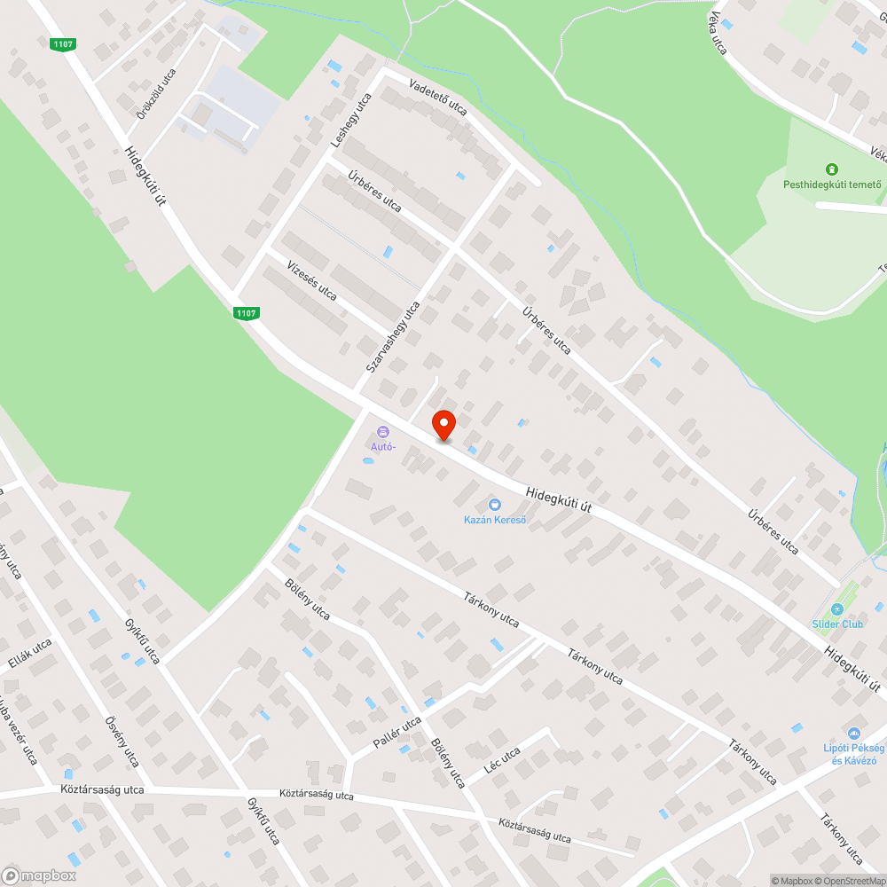 Úthiba a lefolyó körül bejelentés helye