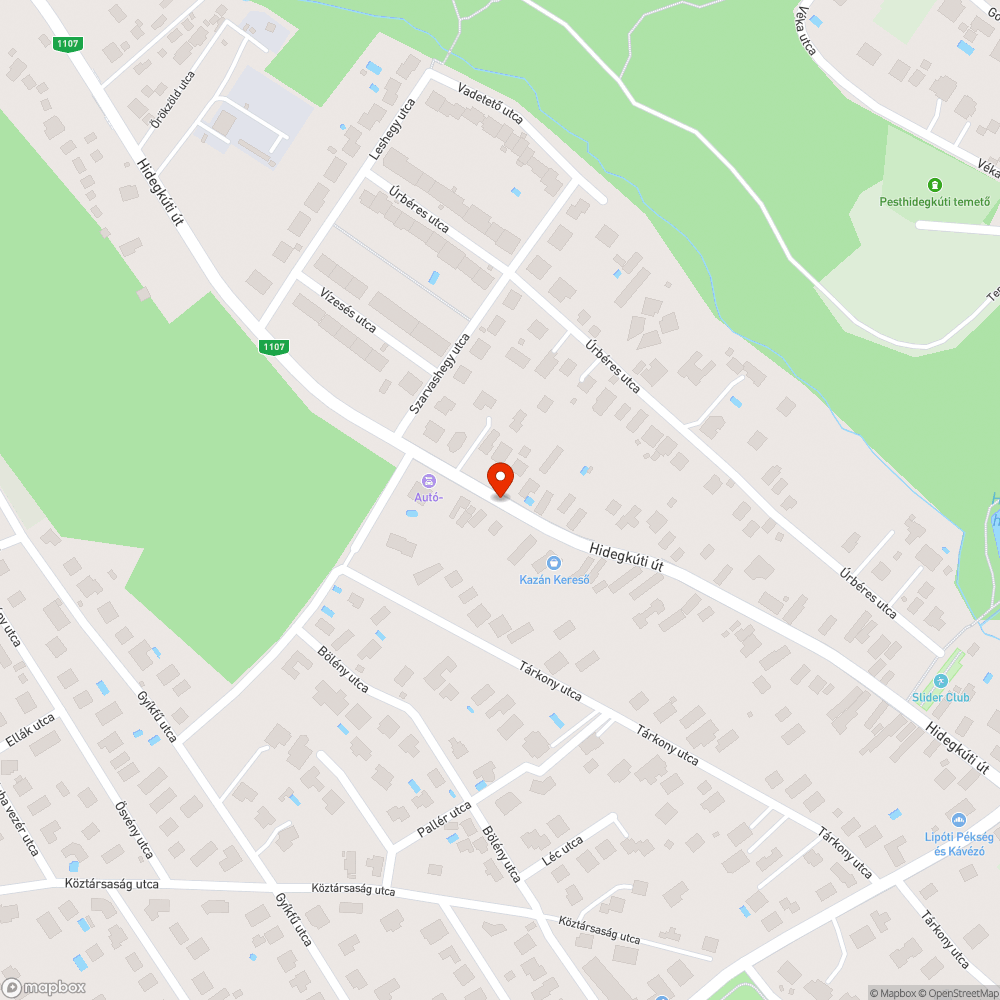 Úthiba + nyomvályú bejelentés helye