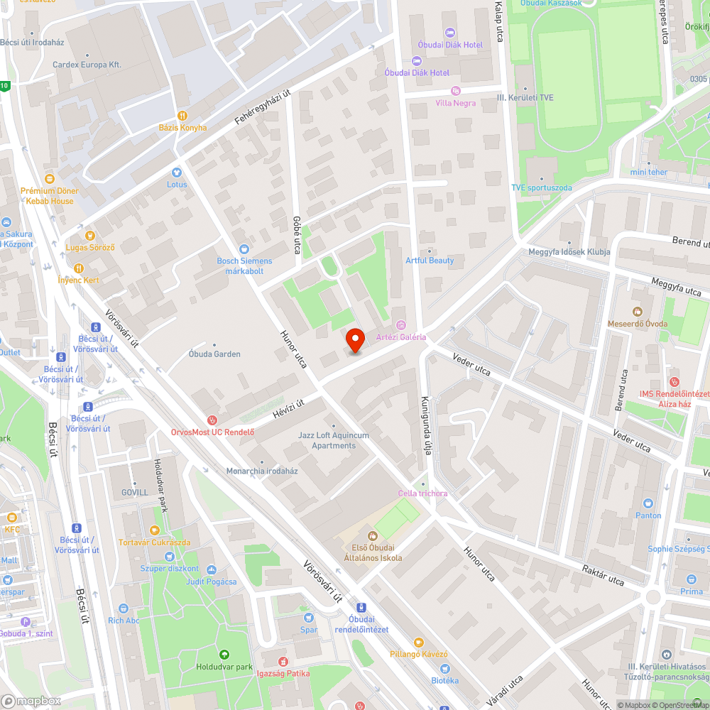 Mély gödör bejelentés helye