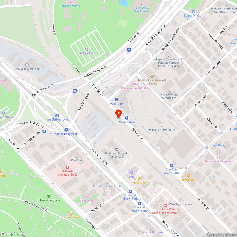 Szemét bejelentés helye