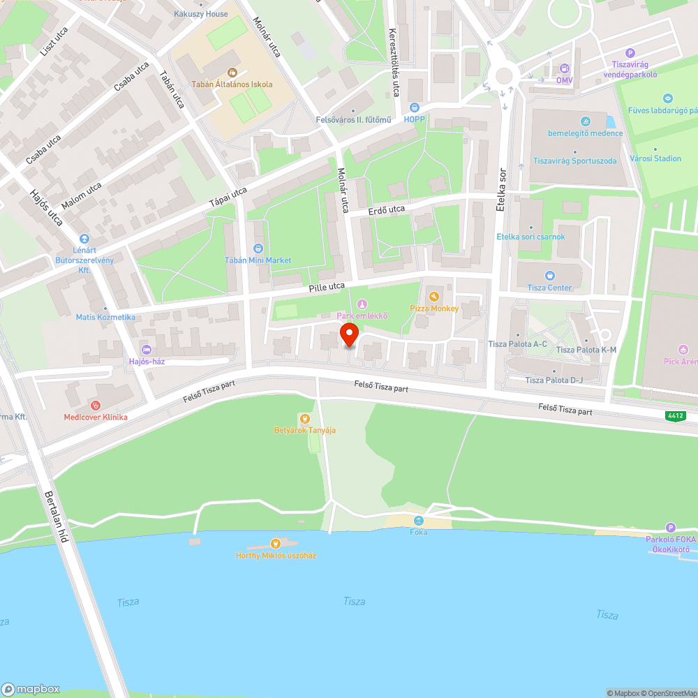 Elhanyagolt zöld terület bejelentés helye