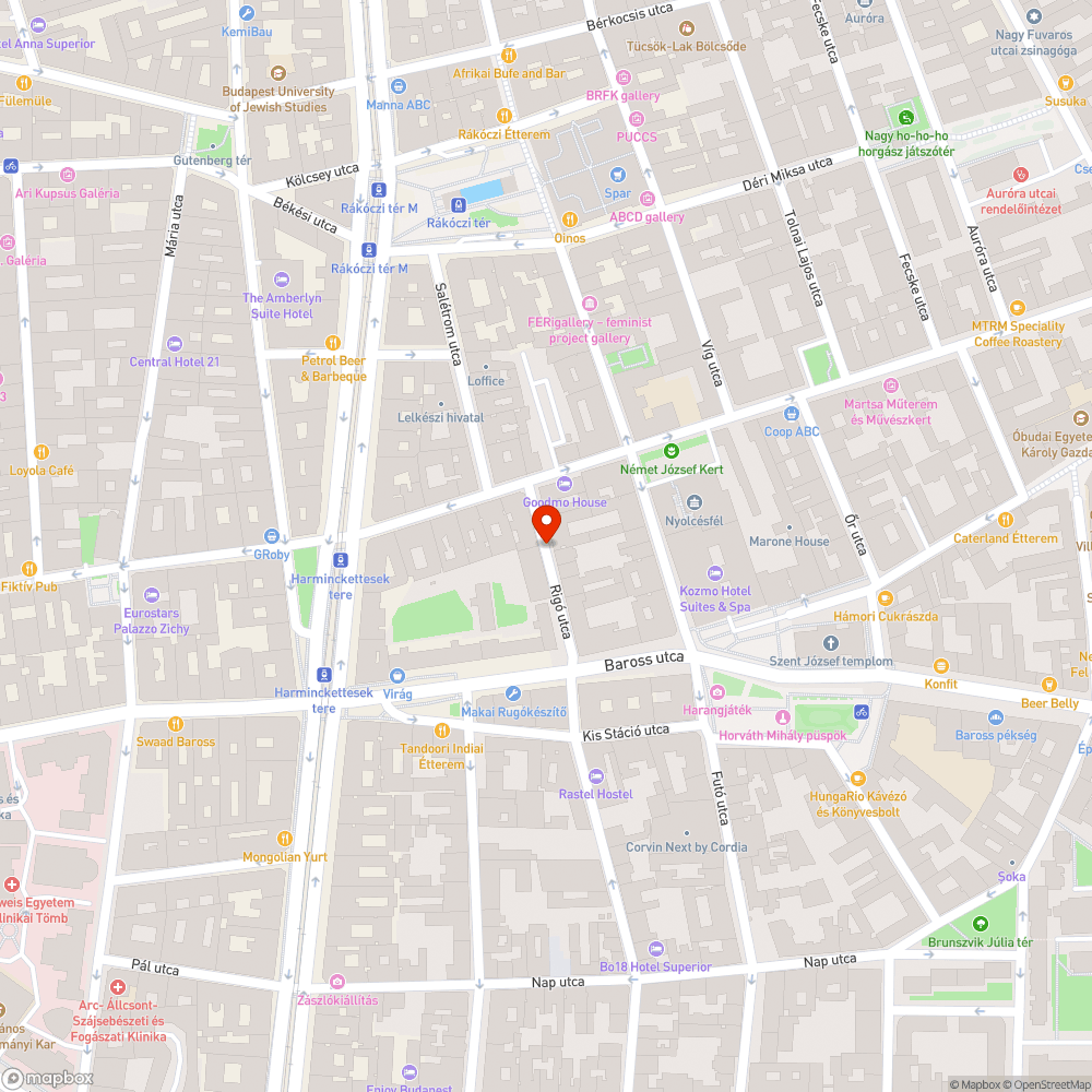 Lyukas aszfalt a Rigó utcában bejelentés helye