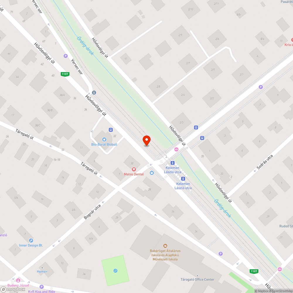 Csúszós járda bejelentés helye