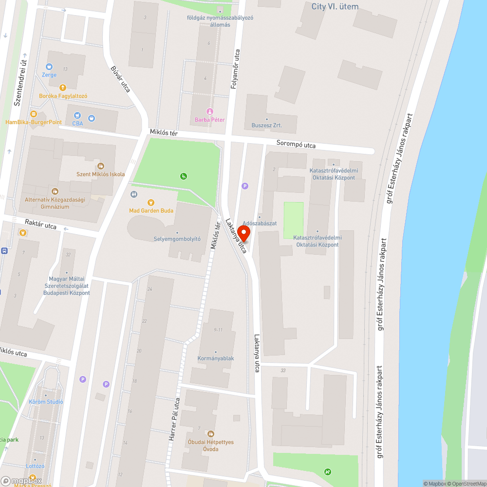 Csúszós út bejelentés helye