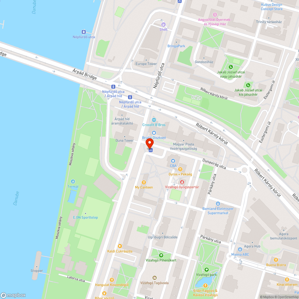 Földből kiszakadt kerékpártámasz bejelentés helye