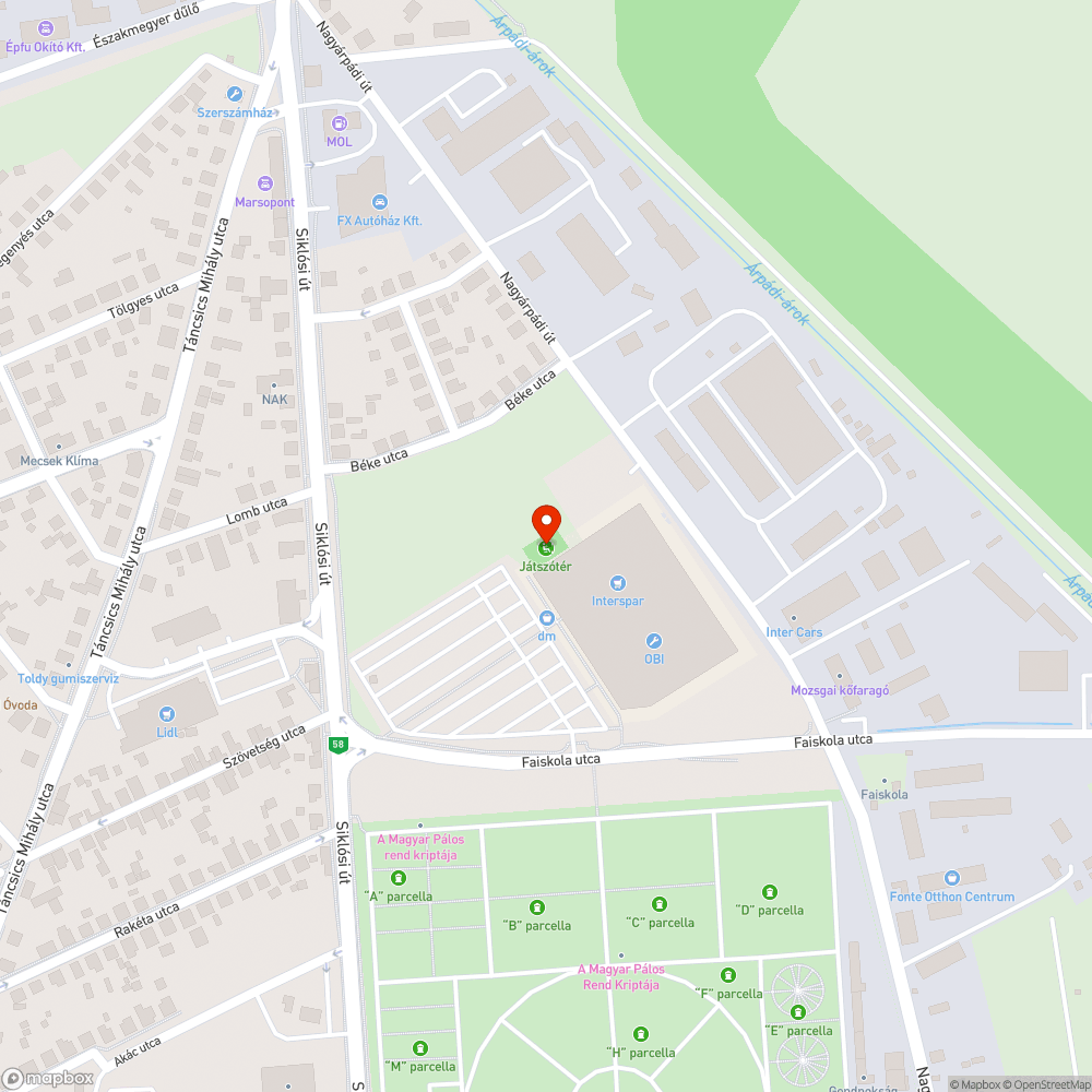 Sérült játék Pécs Siklósi úti Interspar játszón bejelentés helye