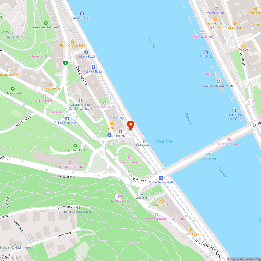 Törmelék az út szélén bejelentés helye