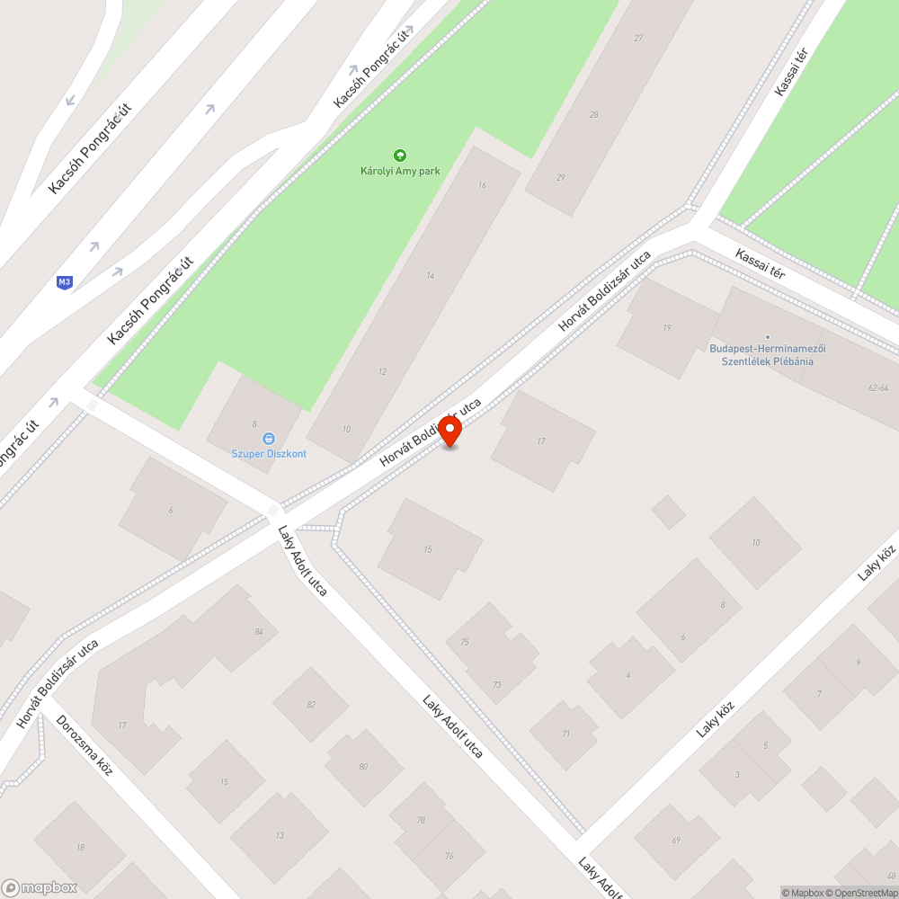 Gumi a zöldterületen bejelentés helye