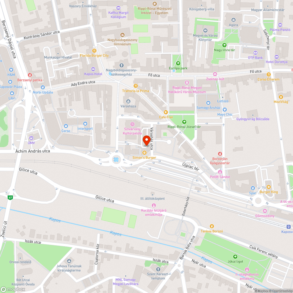 Parkolóház bejelentés helye