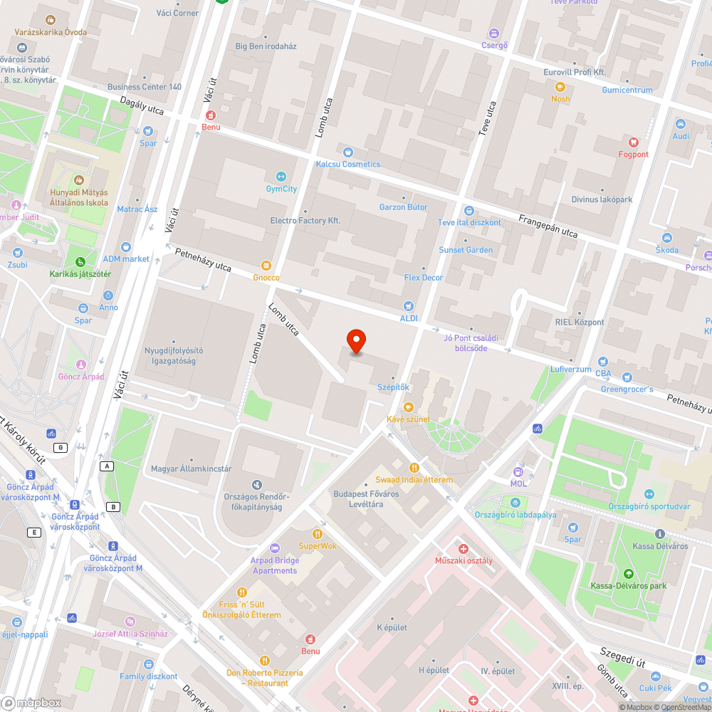 Hibás közvilágítás bejelentés helye