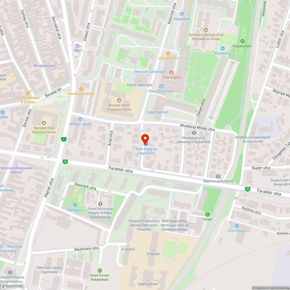 Hibás közvilágítás bejelentés helye