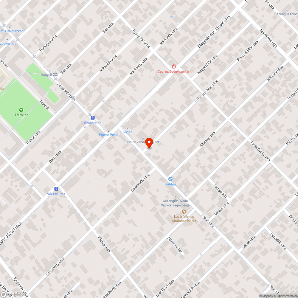 Fatuskó bejelentés helye