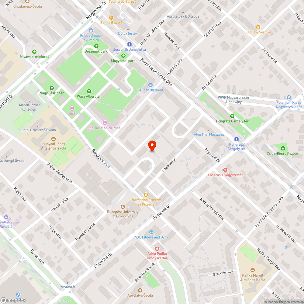 Zöld parkterület tönkretétele bejelentés helye