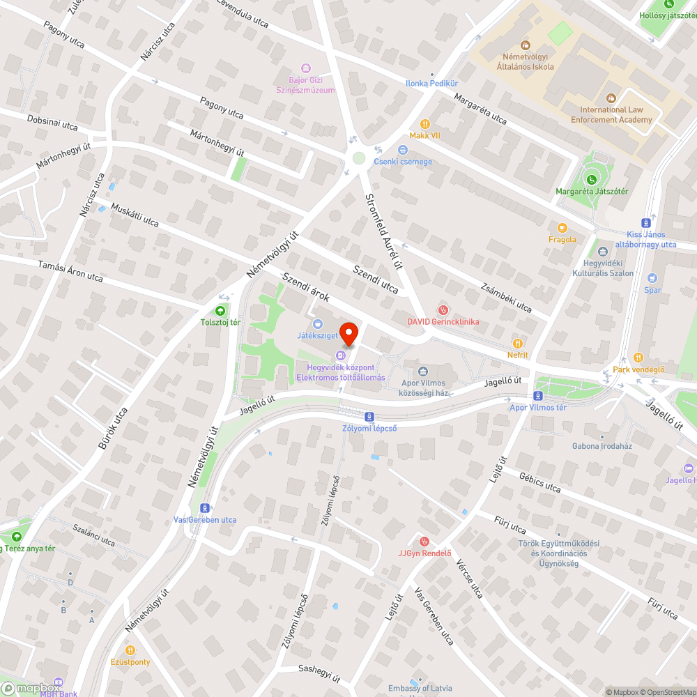 Hegyvidék járdán roller bejelentés helye