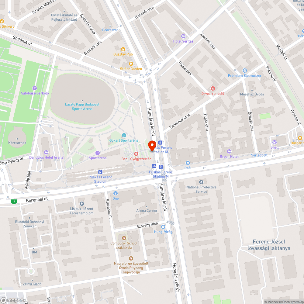 Derékig érő gaz bejelentés helye