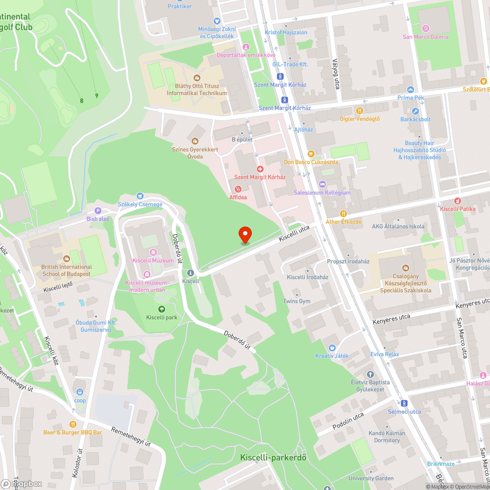 Csúszásveszély bejelentés helye