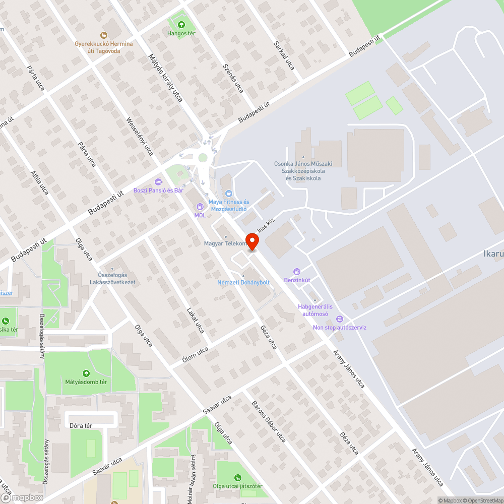 Kidőlt KRESZ tábla bejelentés helye