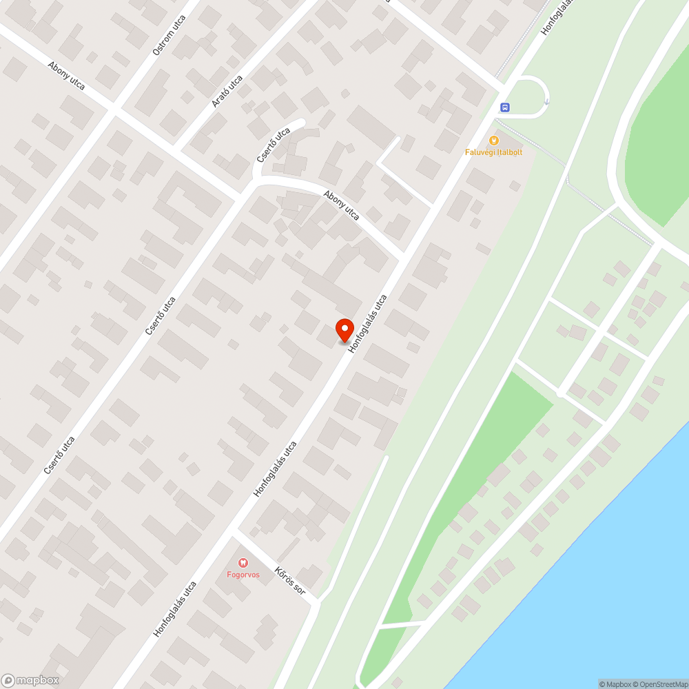 Kátyú bejelentés helye