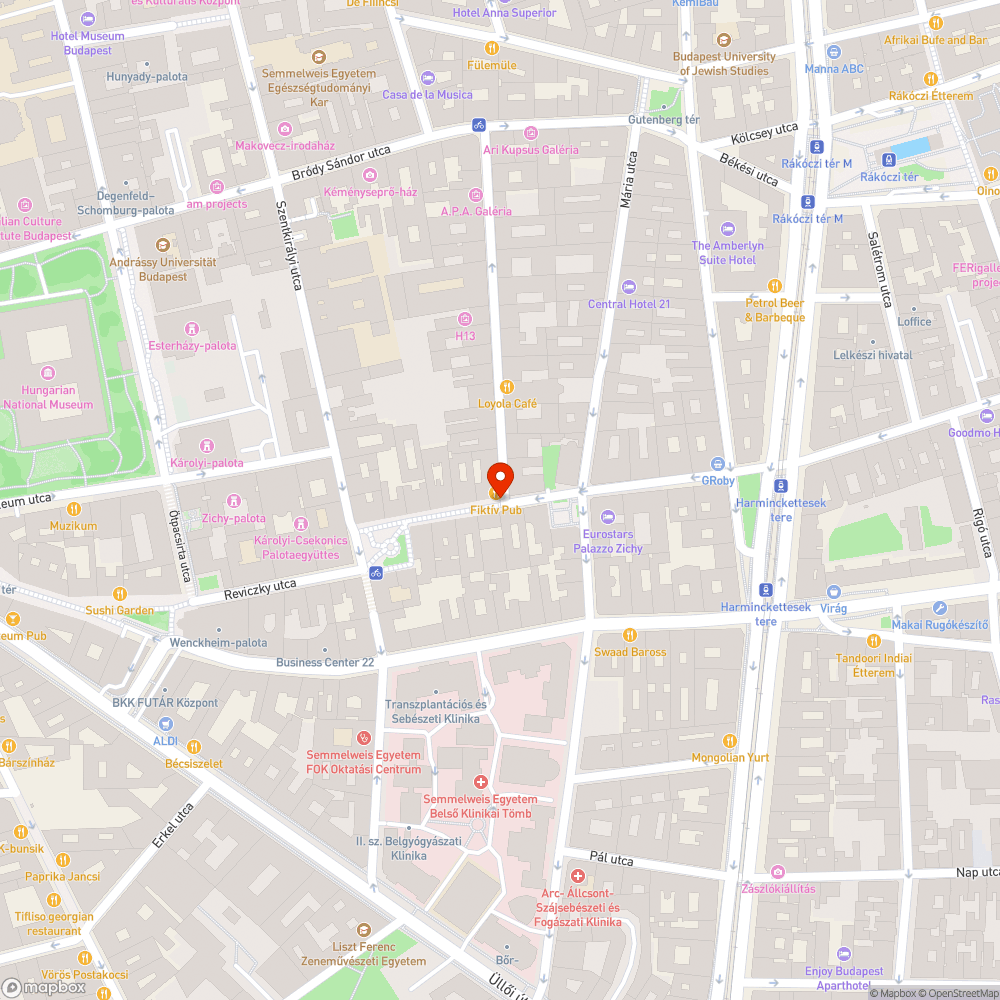 Parkolás bejelentés helye