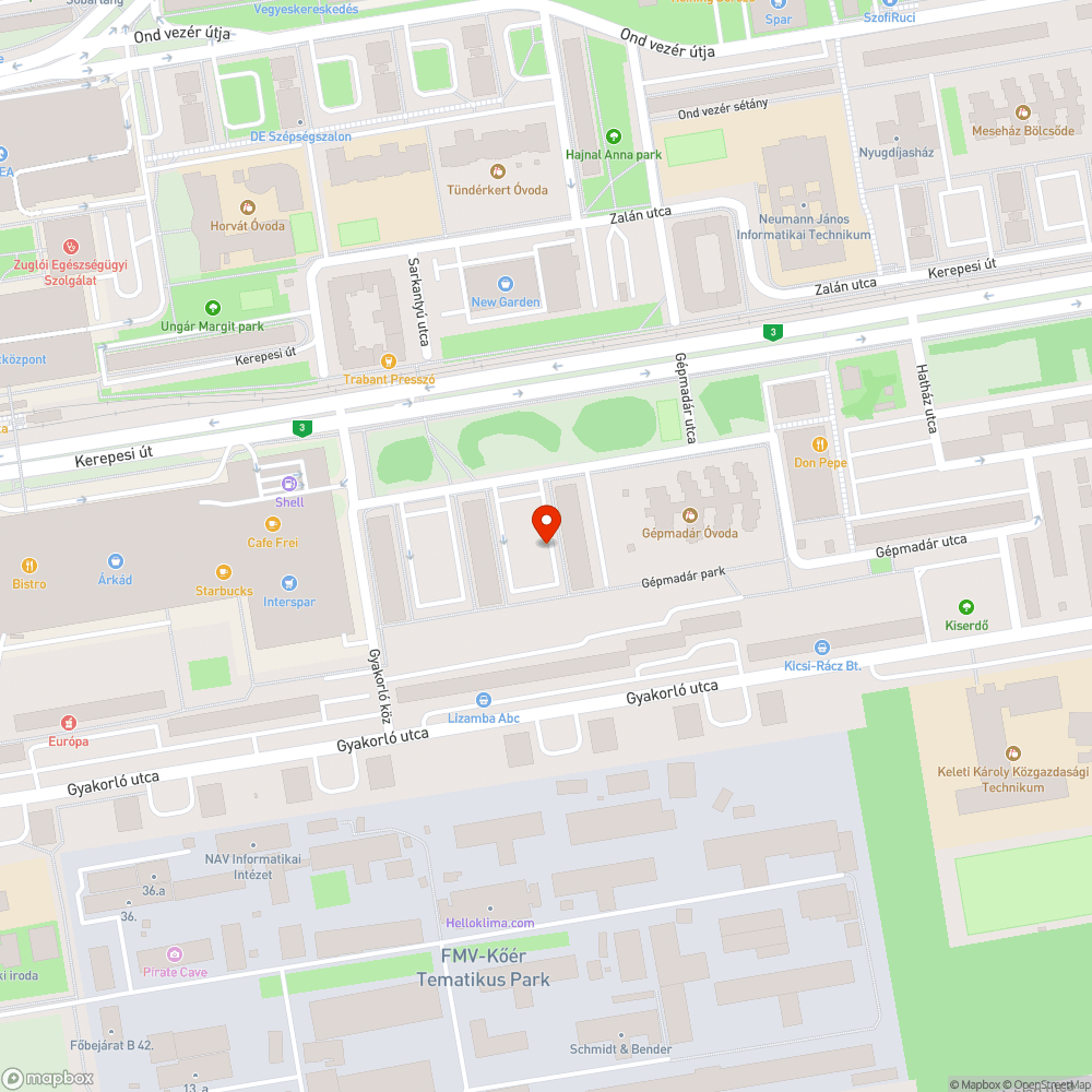 Kidőlt közlekedési tábla bejelentés helye