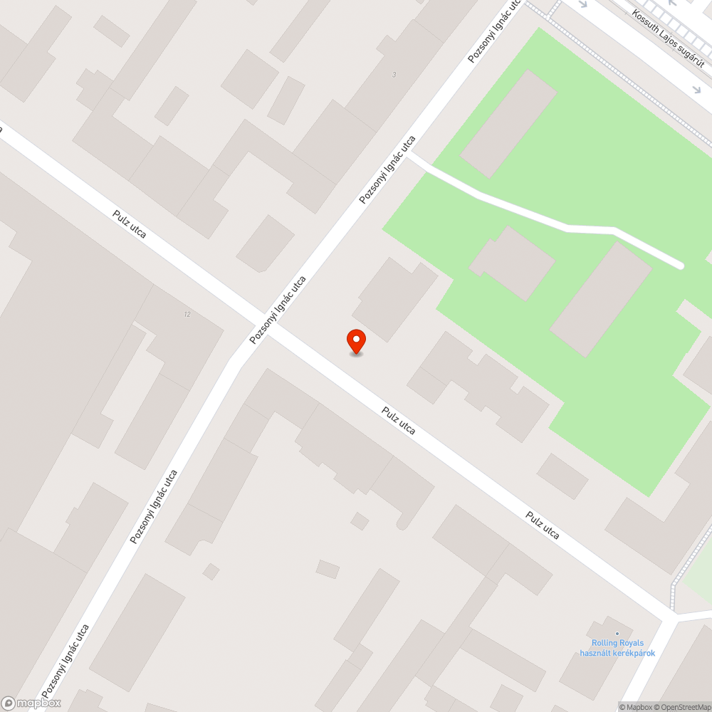 Járda bejelentés helye