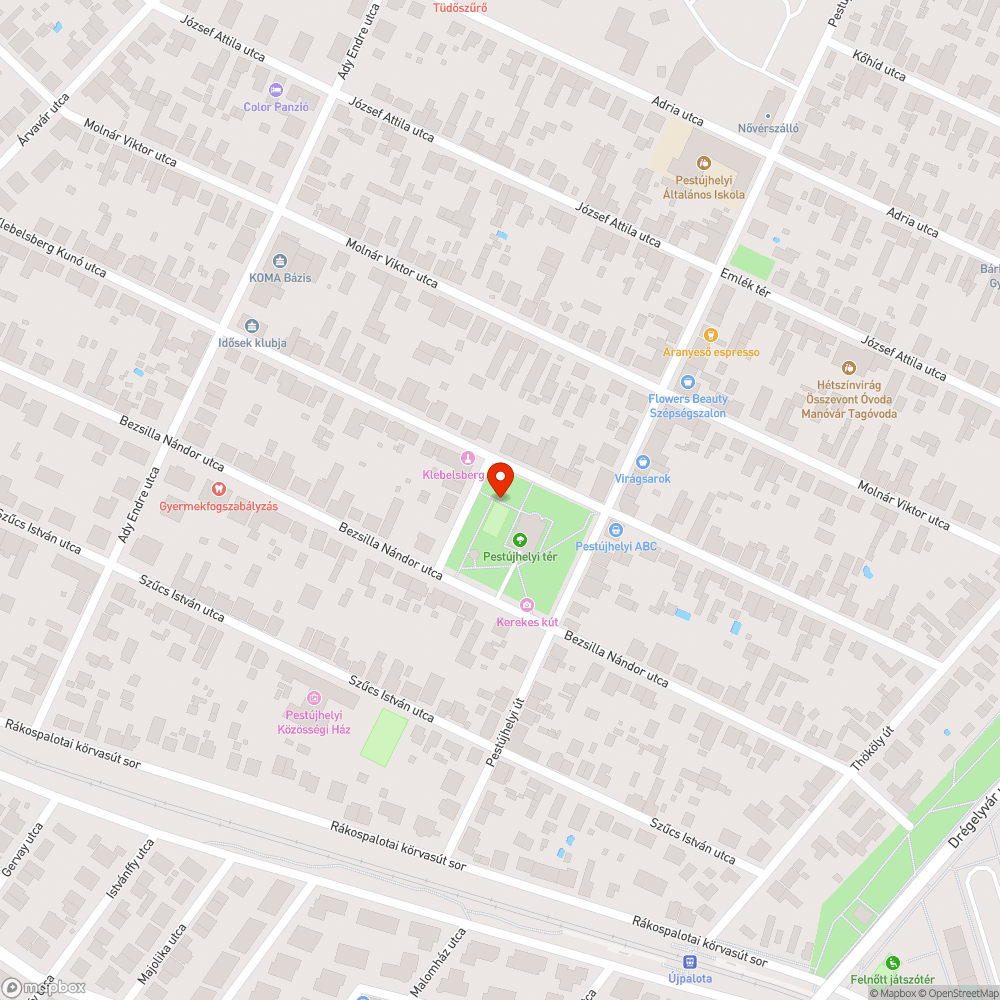 Veszélyes foganytú bejelentés helye