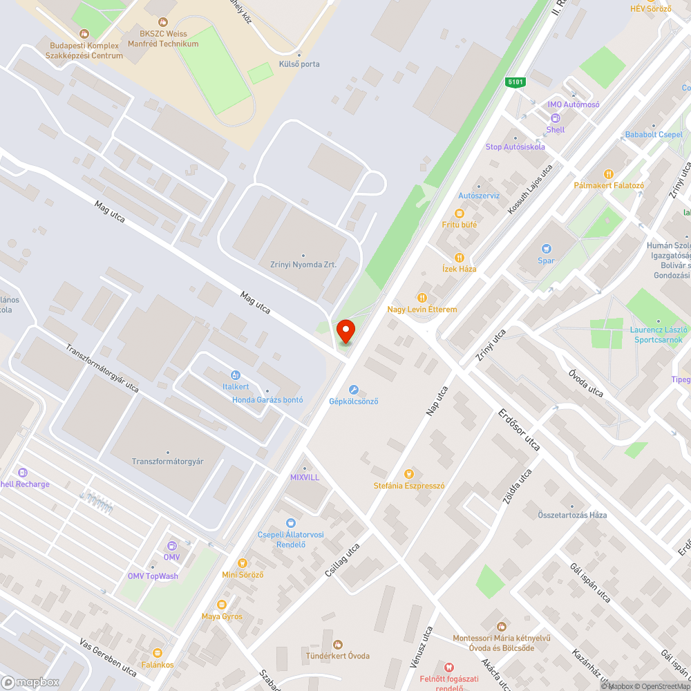 Hatalmas kátyú bejelentés helye