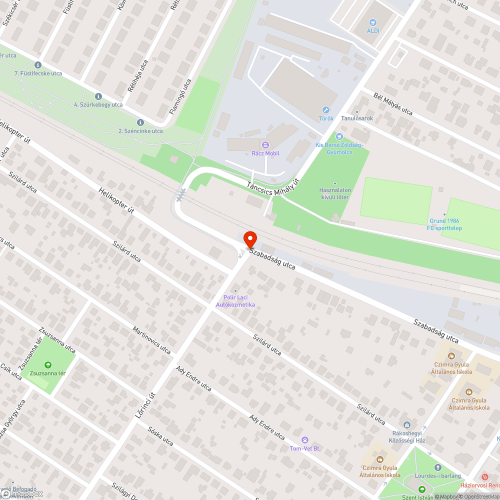 Közlekedési csomópont, rendőrlámpa bejelentés helye