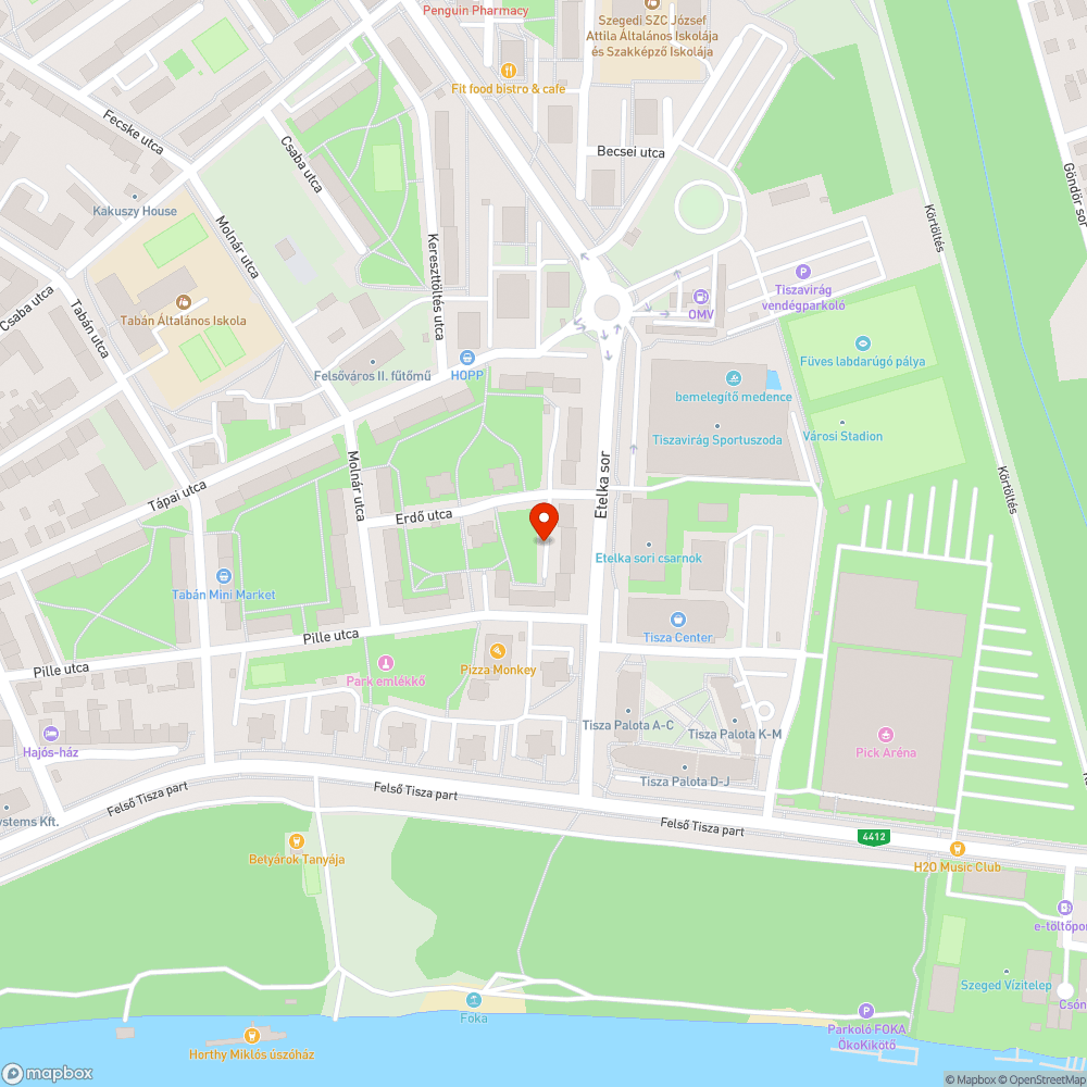 Műszaki nélküli parkoló autó bejelentés helye