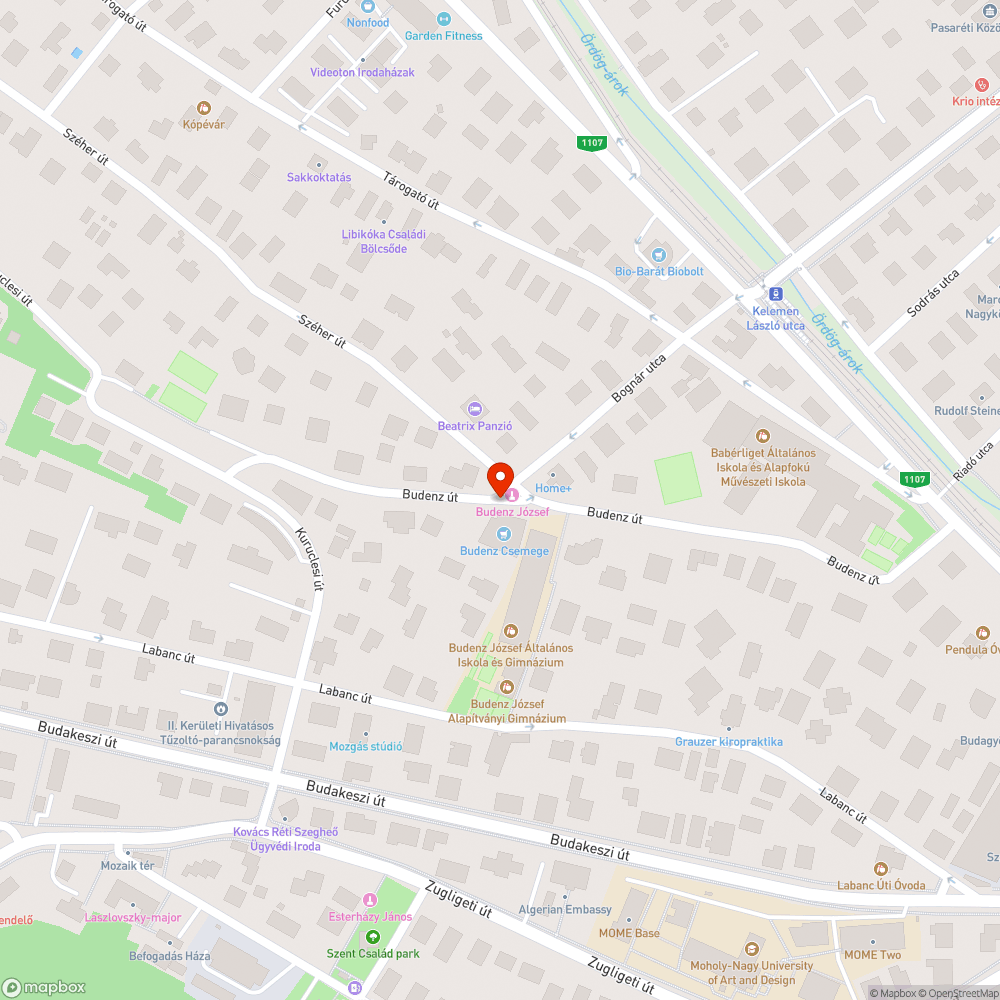 Kidőlt karó a zebránál bejelentés helye