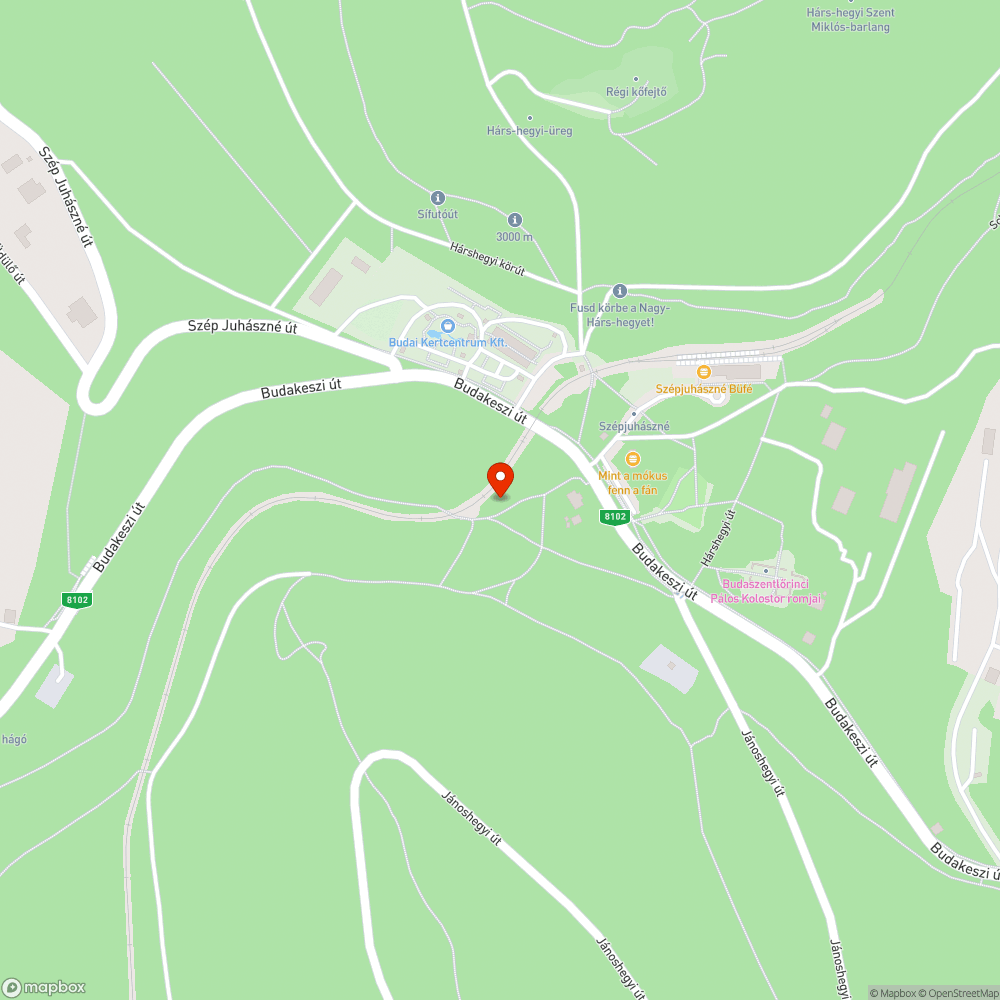 Kidőlt fa - Szépjuhászné bejelentés helye