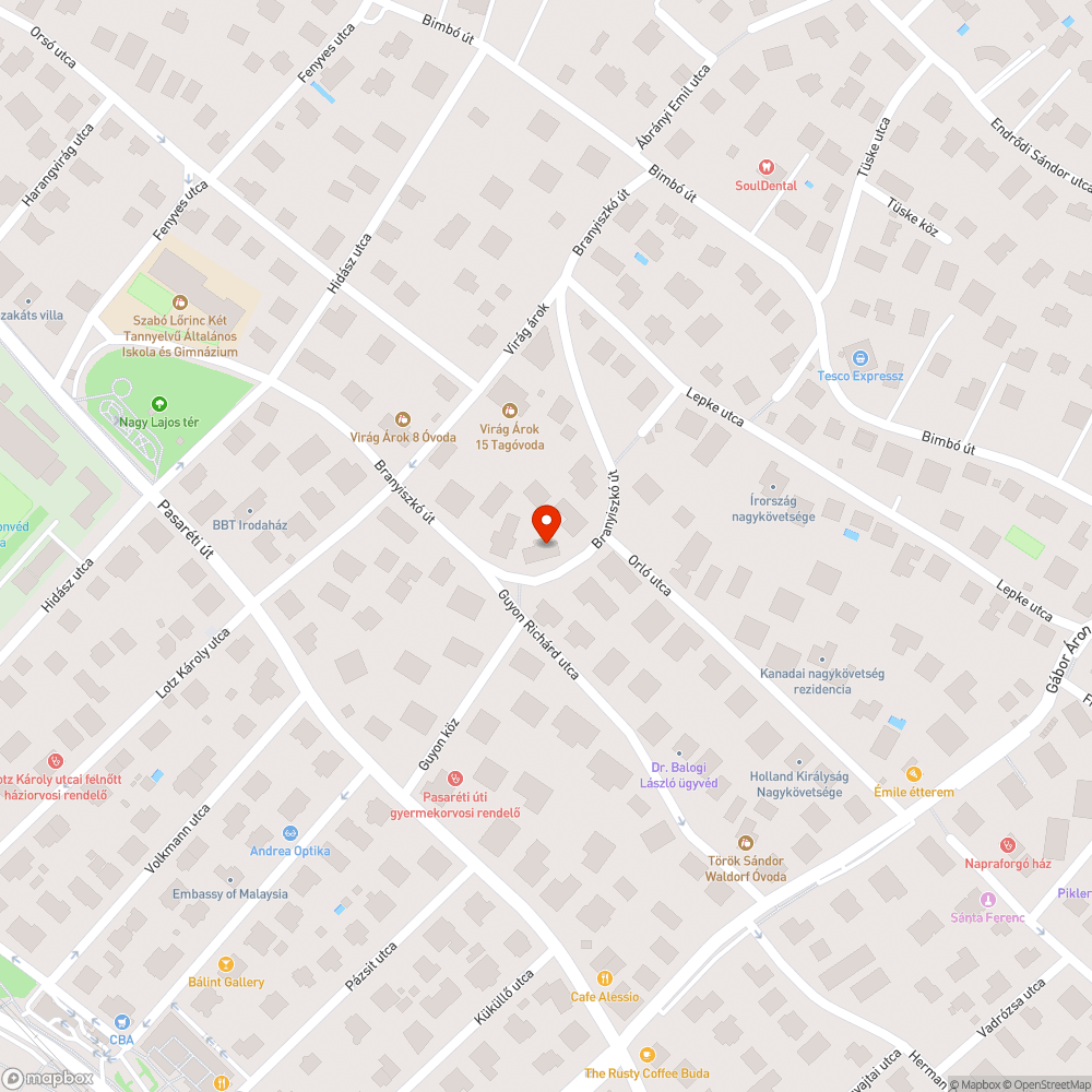 Eltorlaszolt lépcső bejelentés helye