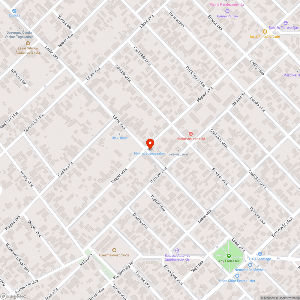 Letört faág bejelentés helye