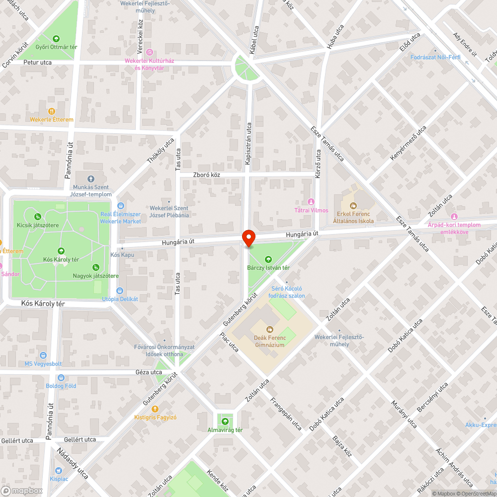 Építési törmelék bejelentés helye