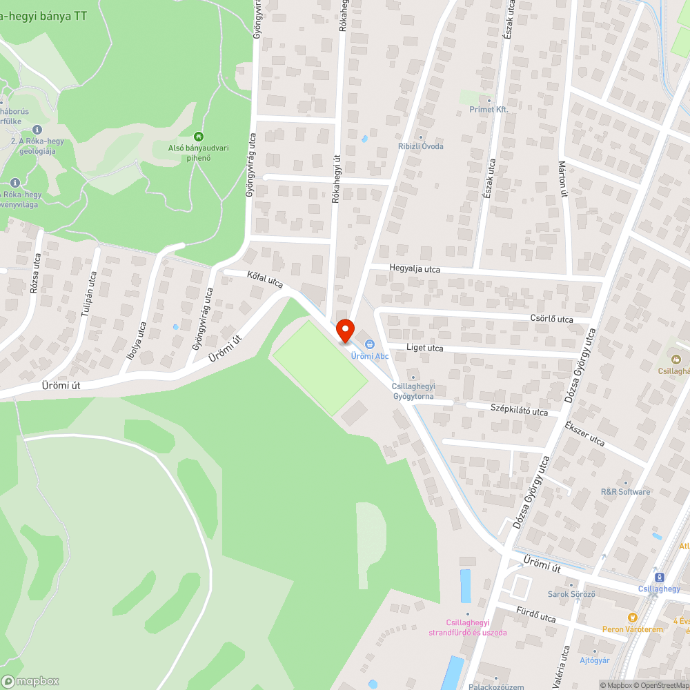 Elhagyott jármű bejelentés helye