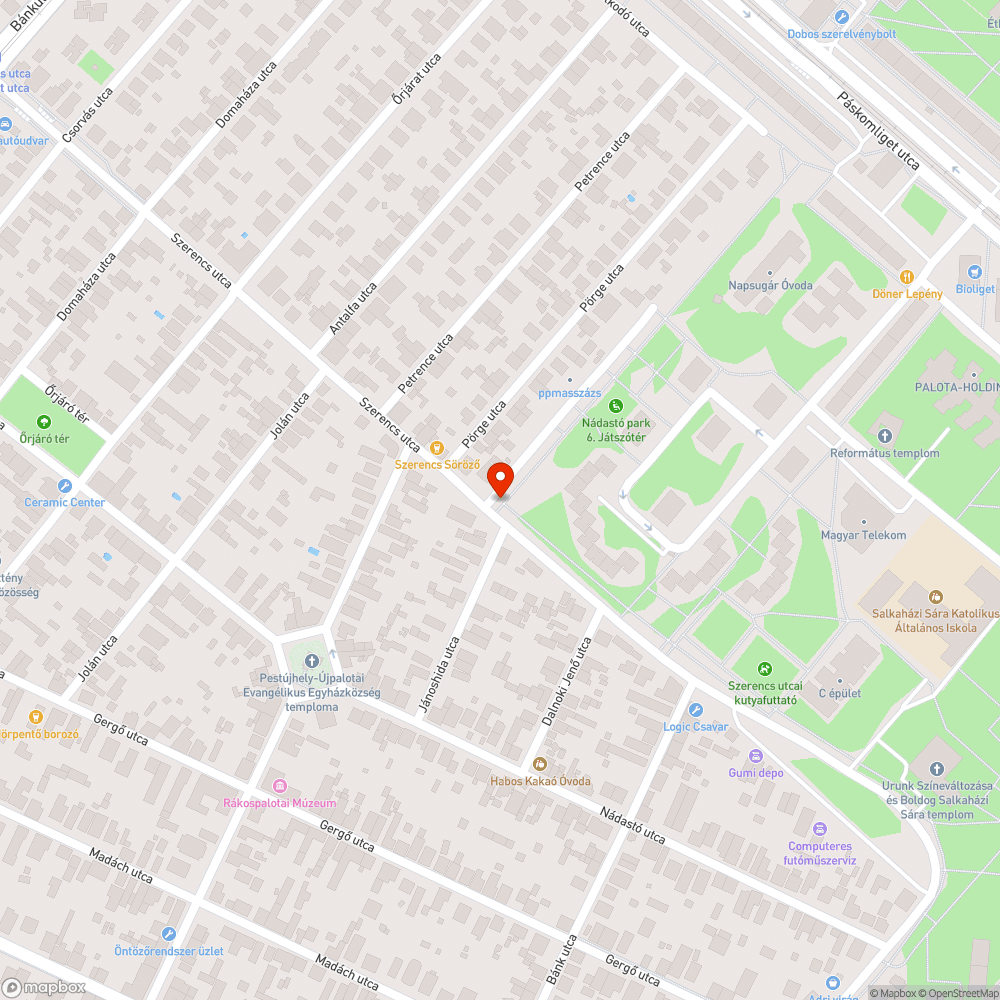 Illegális szemétlerakat bejelentés helye