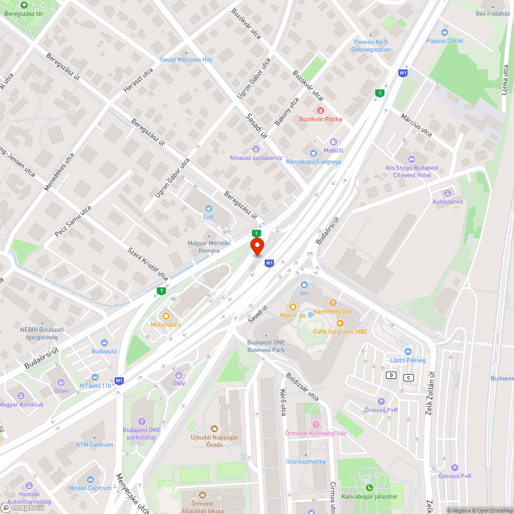 Balesetveszélyes felület bejelentés helye