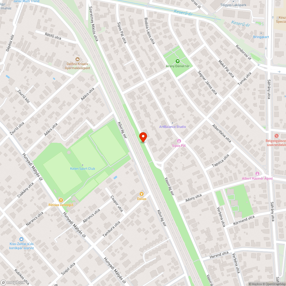 Szabálytalan, rongálásos parkolás bejelentés helye