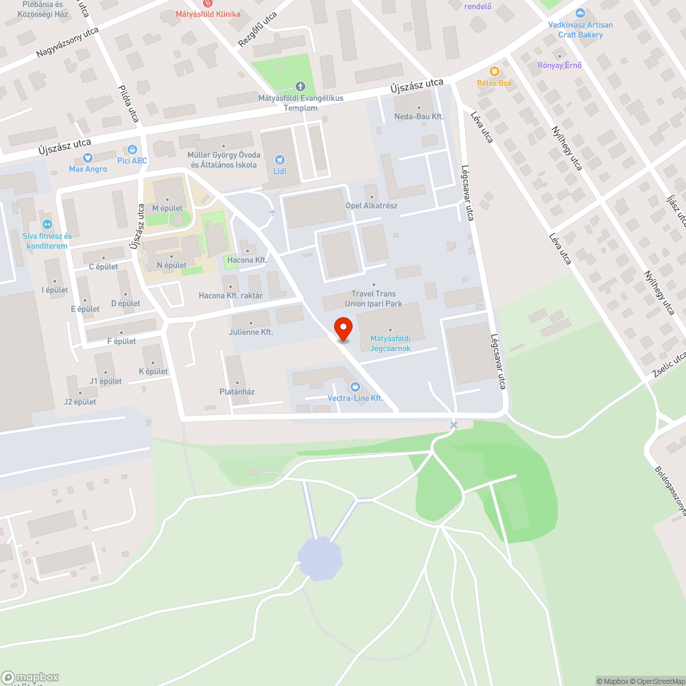 Kátyús út bejelentés helye