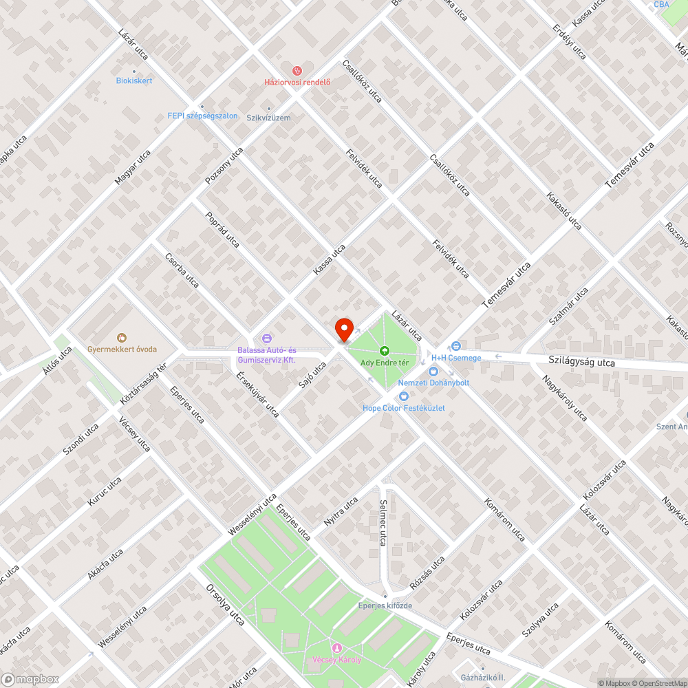 Eldugult víznyelő bejelentés helye